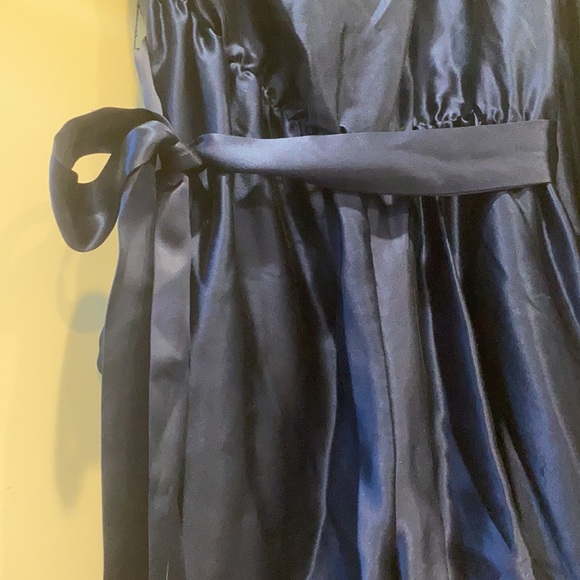 Robert Rodriguez Navy Silk One Shoulder Romper - Picture 5 of 8